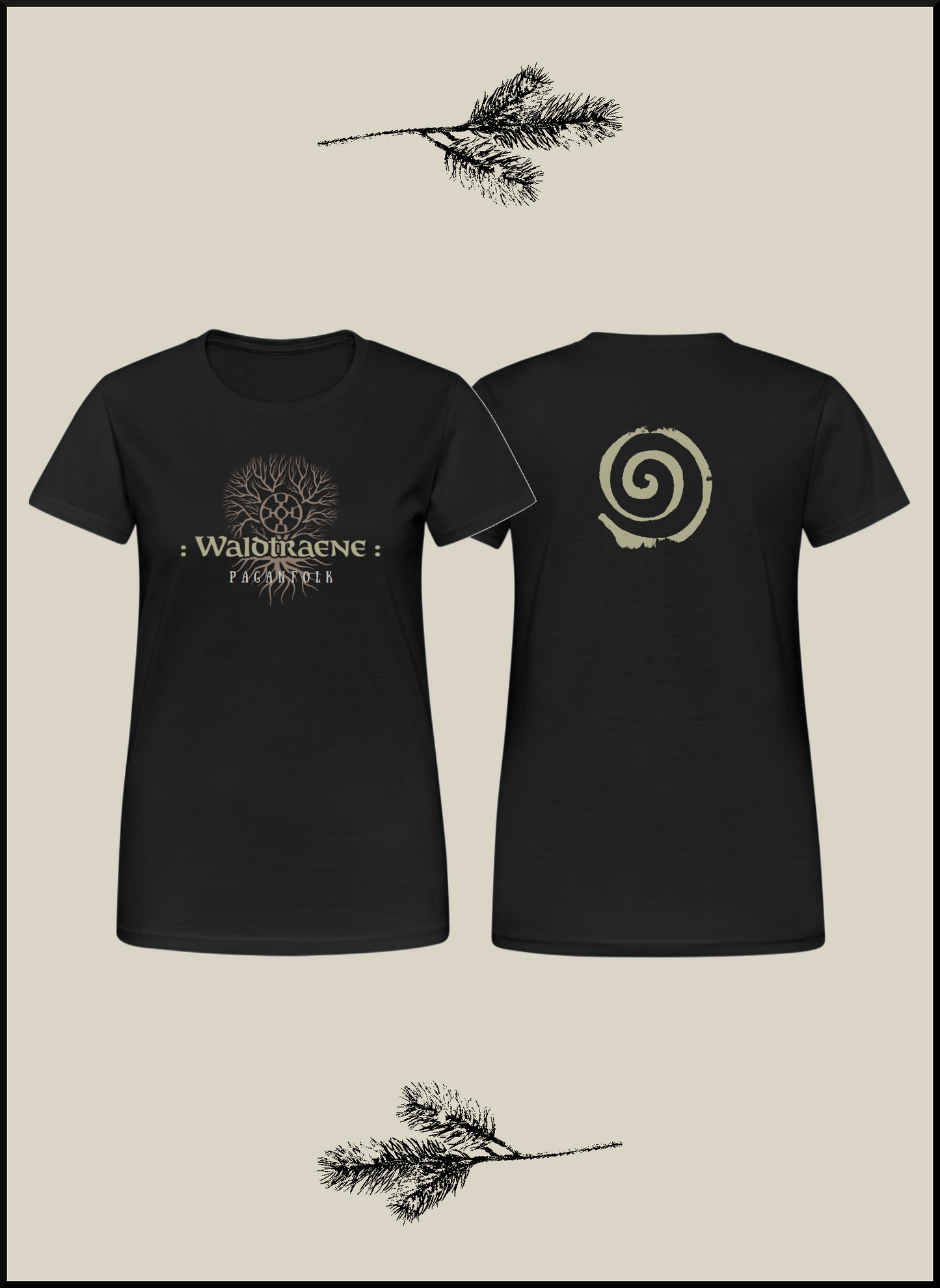 WALDTRAENE Shirt Girlie "Pagan Folk"