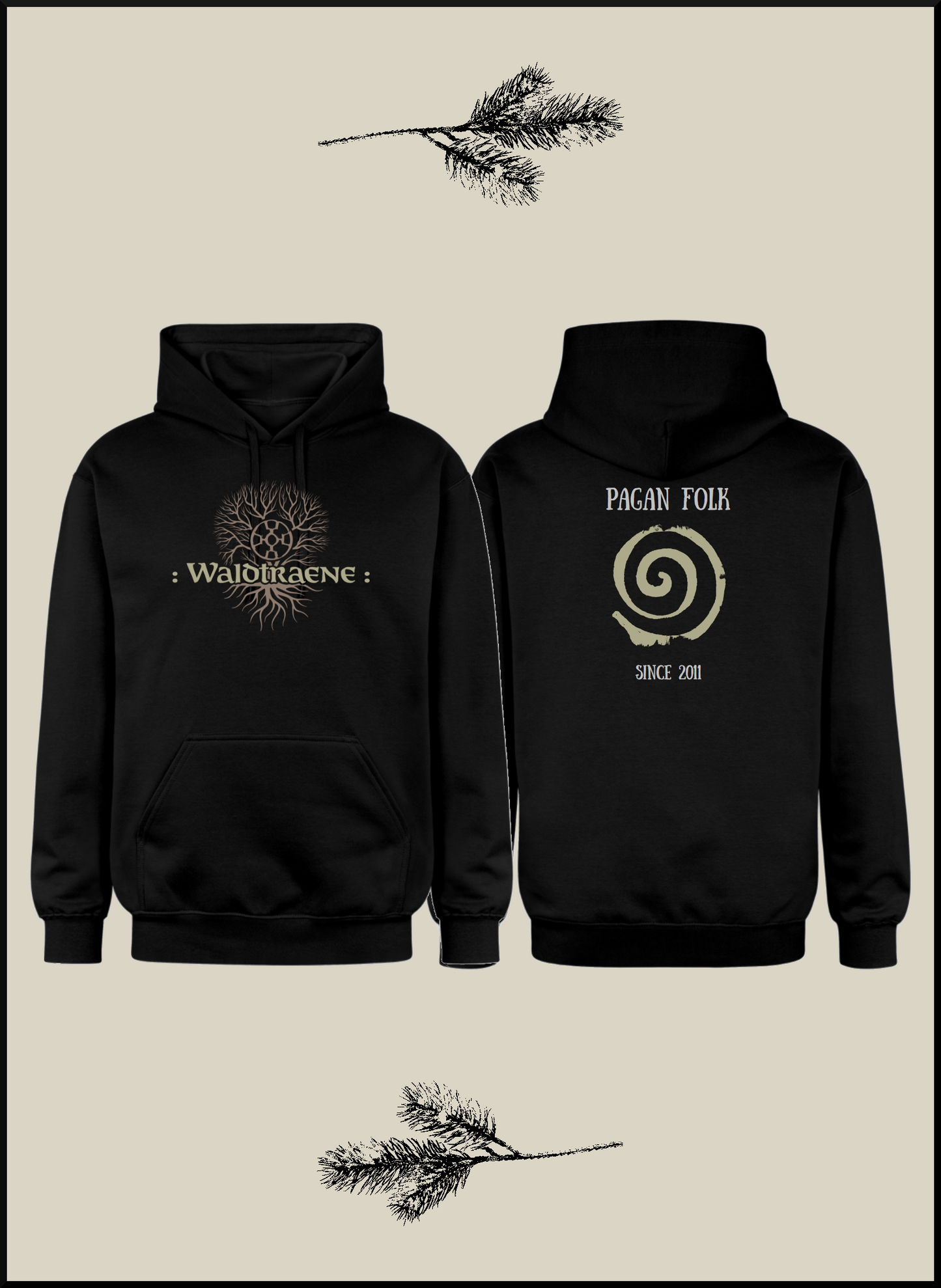 WALDTRAENE Hoodie/Pullover "Pagan Folk"
